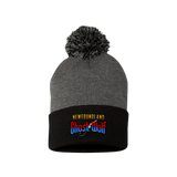 NL Ghost Wolf Pom-Pom Beanie