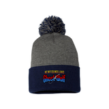 NL Ghost Wolf Pom-Pom Beanie