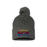 NL Ghost Wolf Pom-Pom Beanie