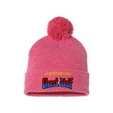 NL Ghost Wolf Pom-Pom Beanie