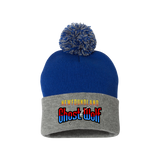 NL Ghost Wolf Pom-Pom Beanie