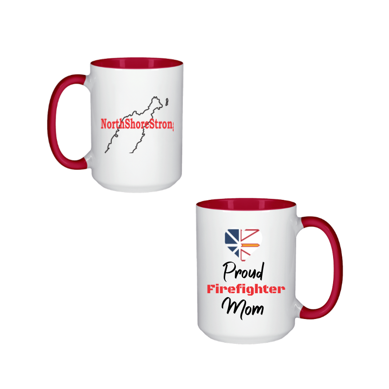 Proud Mom of a Firefighter Mug