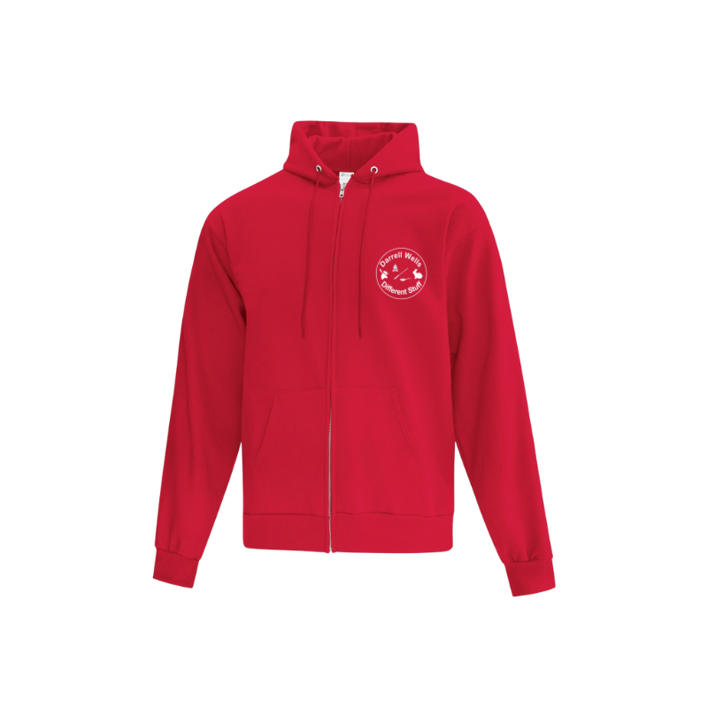 Darrell Wells - Outdoors and Different Stuff Full Zip Hooded Sweatshirt