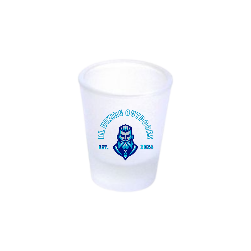 NL Viking Outdoors Frosted Shot Glass