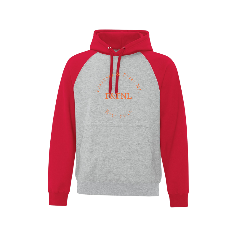 Feathers & Flies Two Tone Hoodie