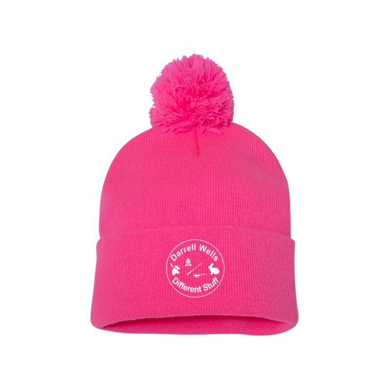 Darrell Wells Outdoors and Different Stuff Pom-Pom Cuffed Beanie