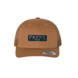 Feathers & Flies Laser Engraved Patch Trucker Cap