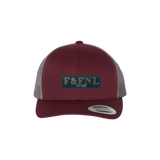 Feathers & Flies Laser Engraved Patch Trucker Cap