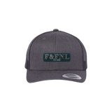 Feathers & Flies Laser Engraved Patch Trucker Cap