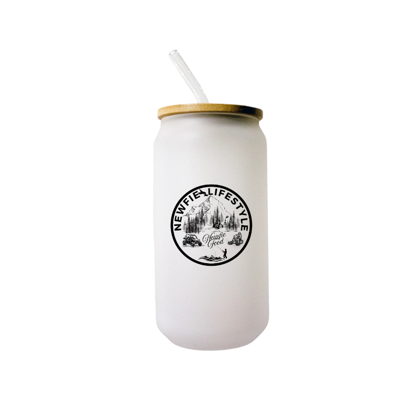 Newfie Lifestyle Beer Can Glass