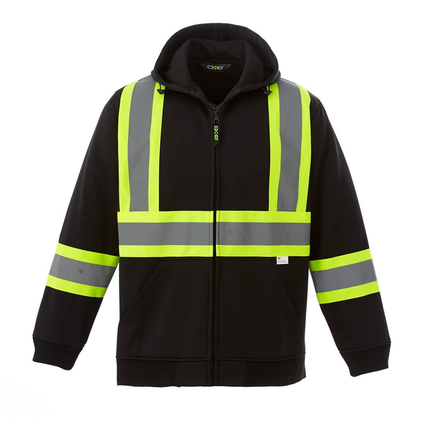 Robbins Trucking Hi-Vis Full Zip Polyester Fleece Hoodie