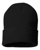 Sportsman - 12" Solid Cuffed Beanie