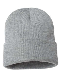 Sportsman - 12" Solid Cuffed Beanie