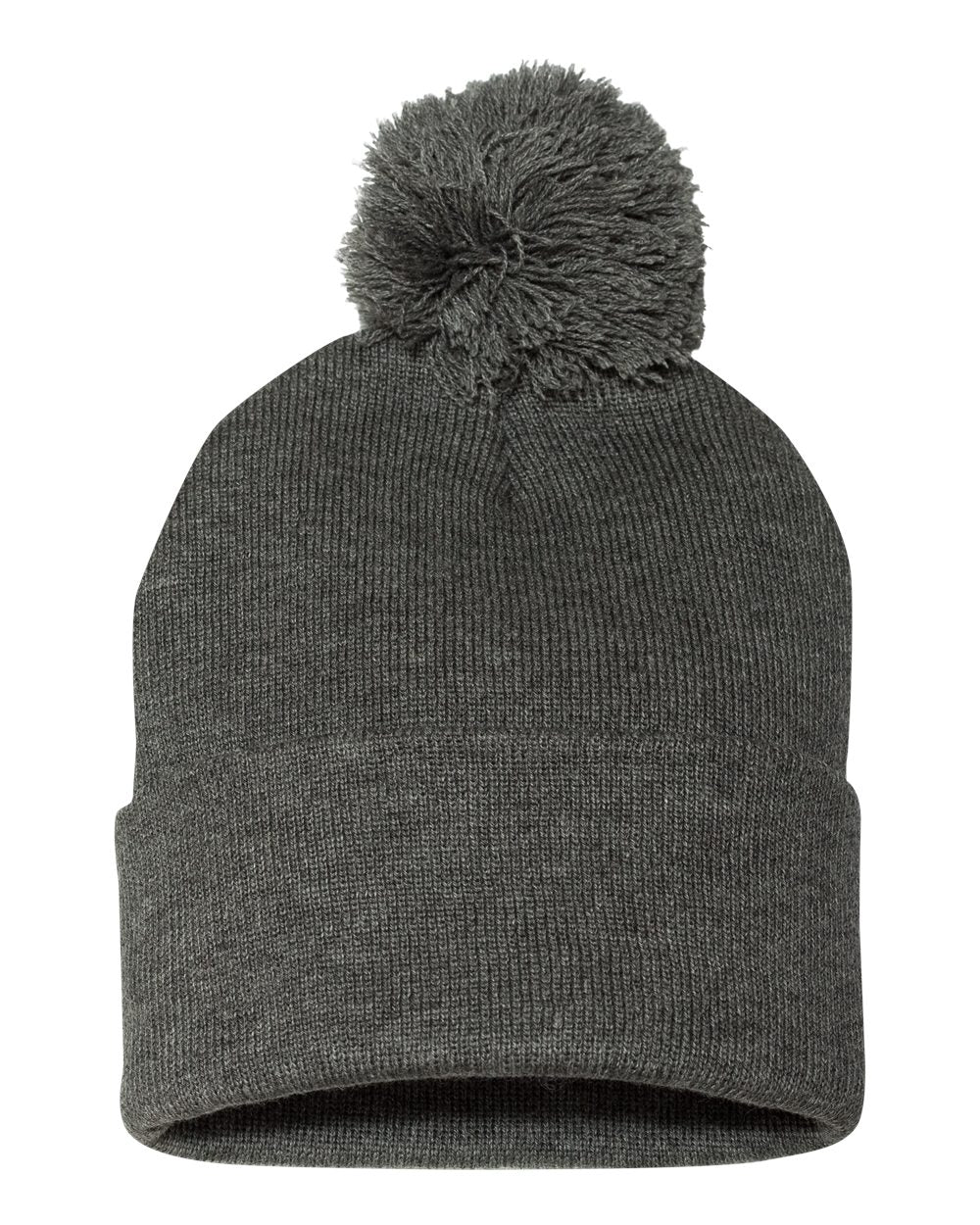 Sportsman 12" Pom-Pom Cuffed Beanie