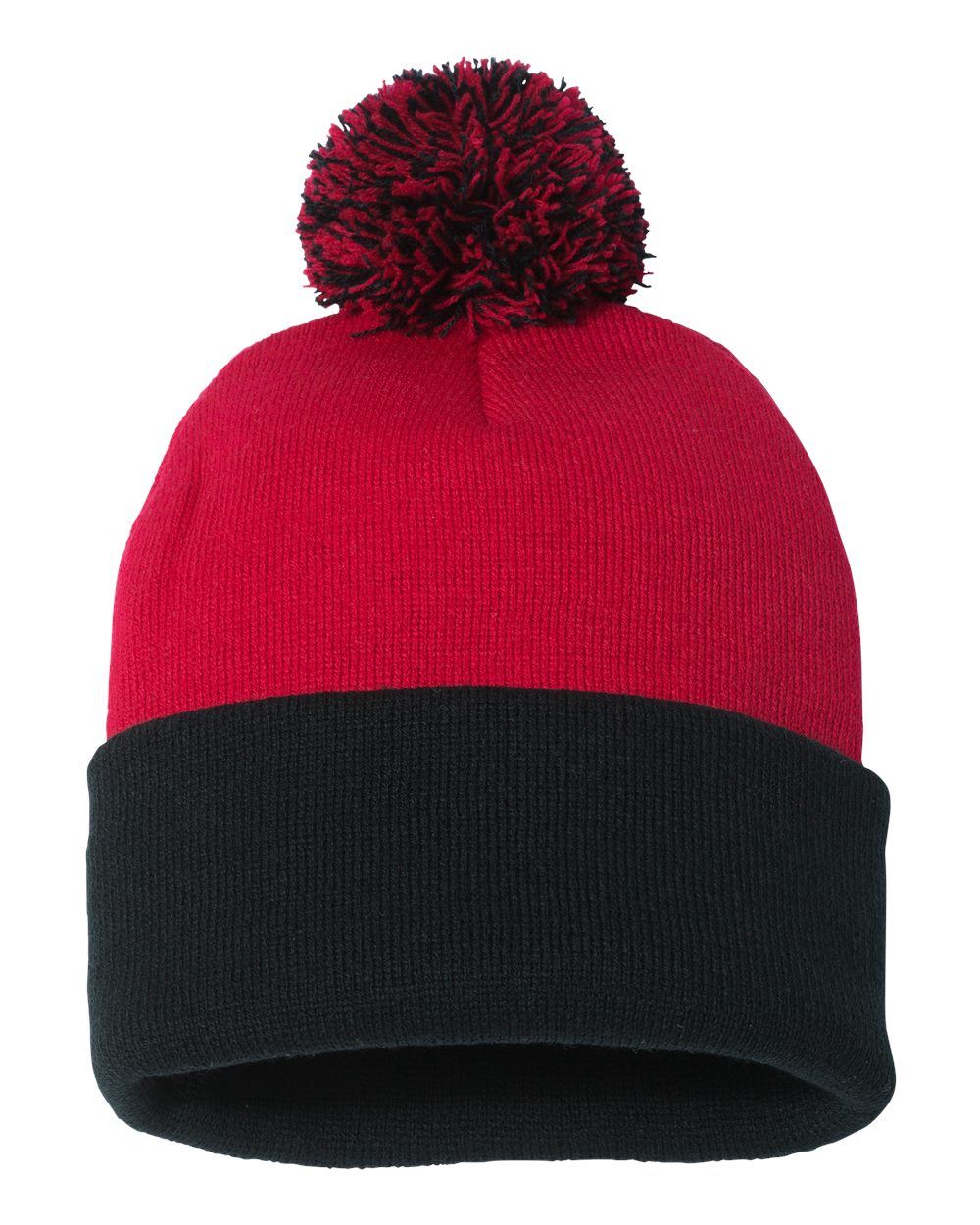Sportsman 12" Pom-Pom Cuffed Beanie