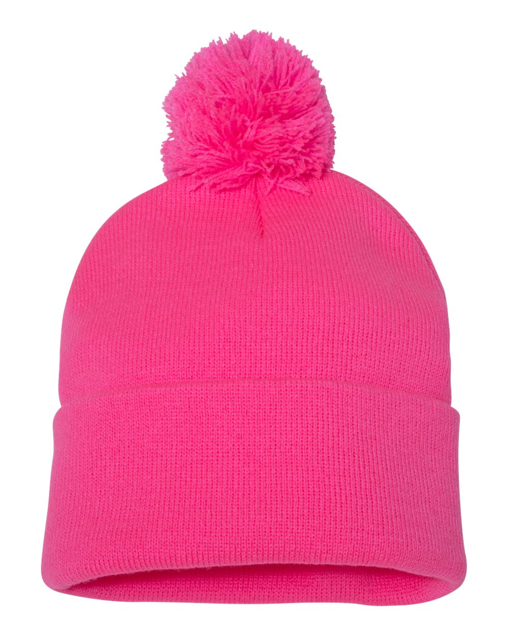 Sportsman 12" Pom-Pom Cuffed Beanie