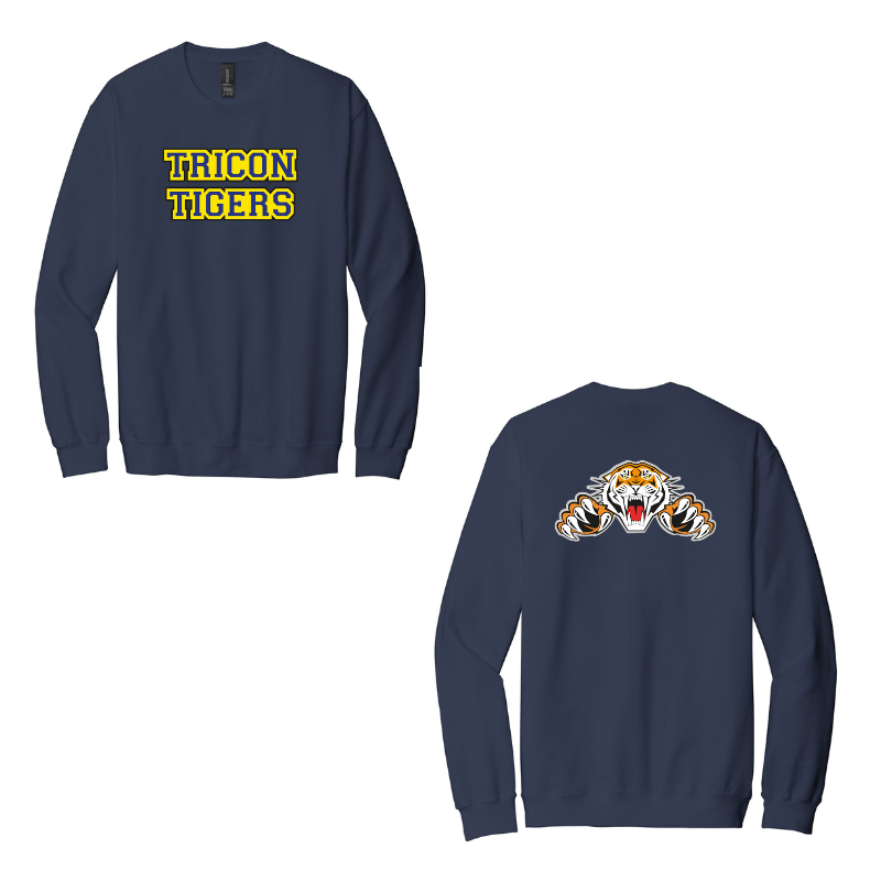 Tricon Elementary Adult Softstyle Crewneck Sweatshirt