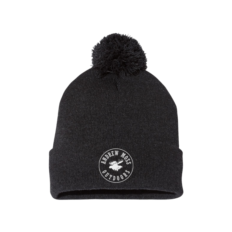 Andrew Moss Outdoors  Pom-Pom Cuffed Beanie