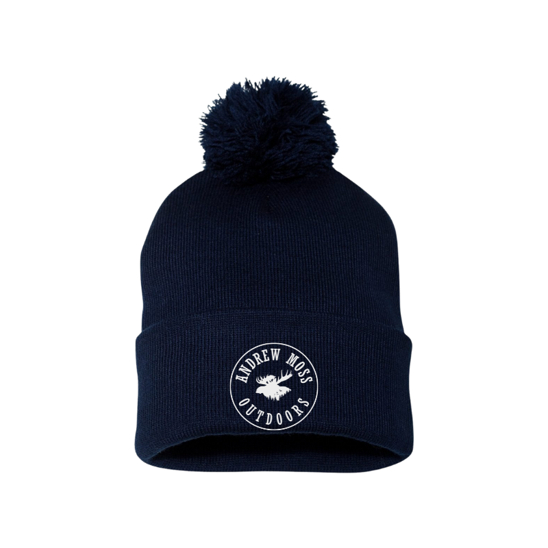 Andrew Moss Outdoors  Pom-Pom Cuffed Beanie