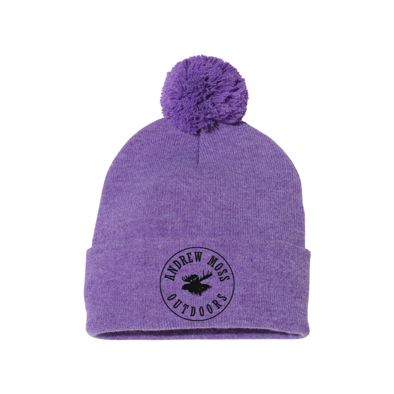 Andrew Moss Outdoors  Pom-Pom Cuffed Beanie