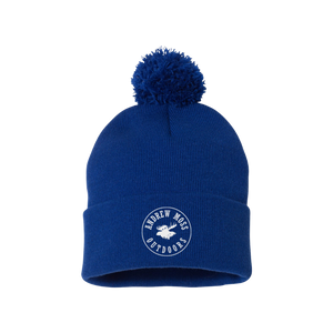 Andrew Moss Outdoors  Pom-Pom Cuffed Beanie