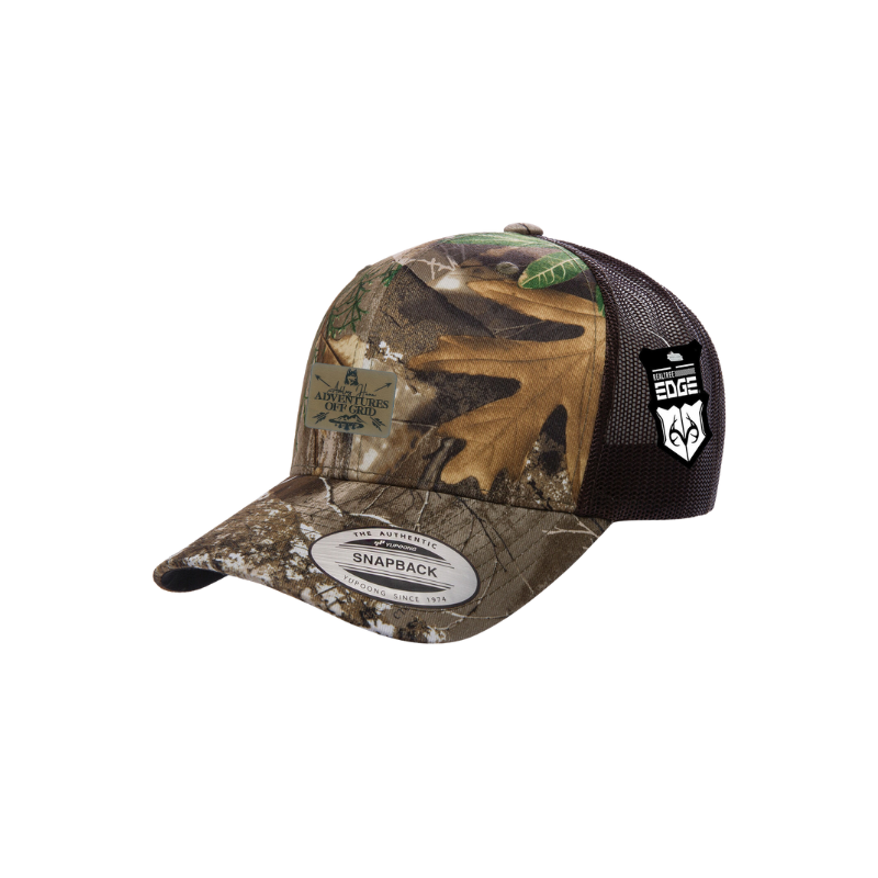 Ashley Hann - Adventures Off Grid Laser Engraved Patch Trucker Cap