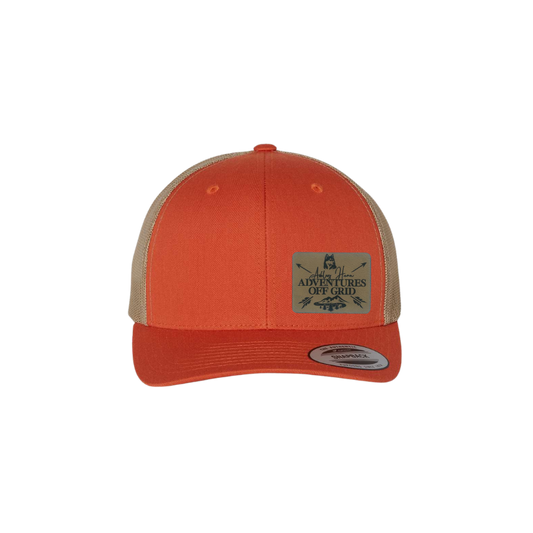 Ashley Hann - Adventures Off Grid Laser Engraved Patch Trucker Cap