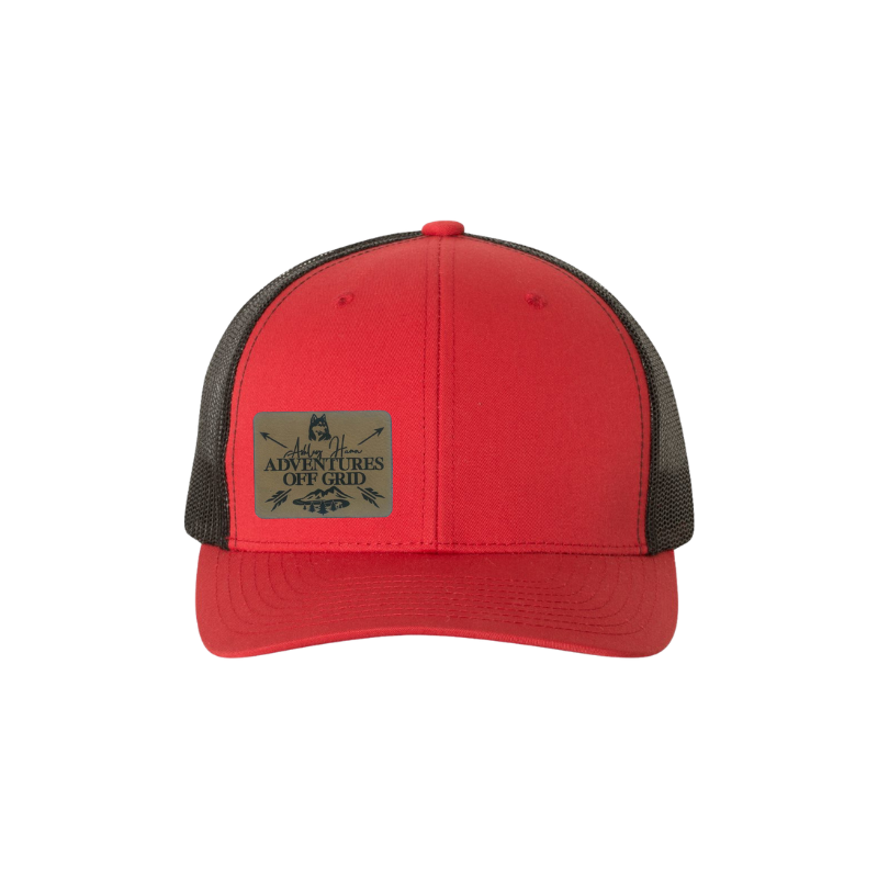 Ashley Hann - Adventures Off Grid Laser Engraved Patch Trucker Cap