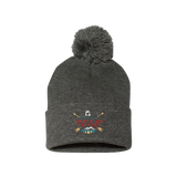 Ashley Hann - Adventures Off Grid Pom-Pom Cuffed Beanie