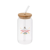 Ashley Hann Adventures Off Grid Beer Can Glass
