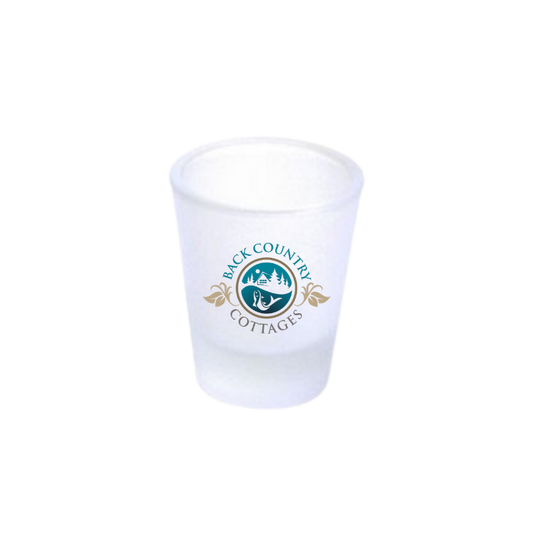 Back Country Cottages Frosted Shot Glass