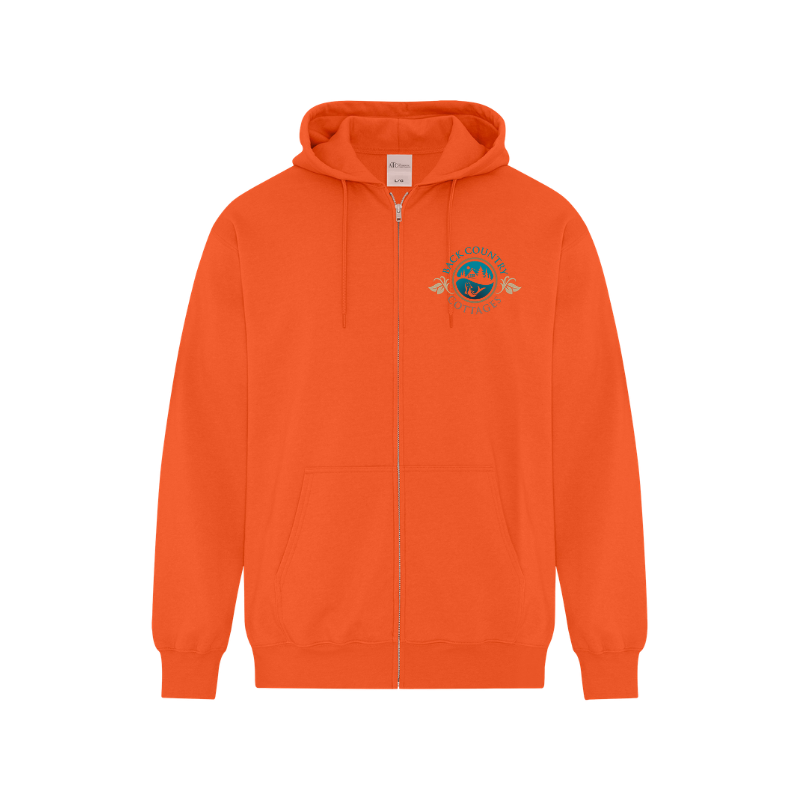 Back Country Cottages Full Zip Hooded Sweatshirt
