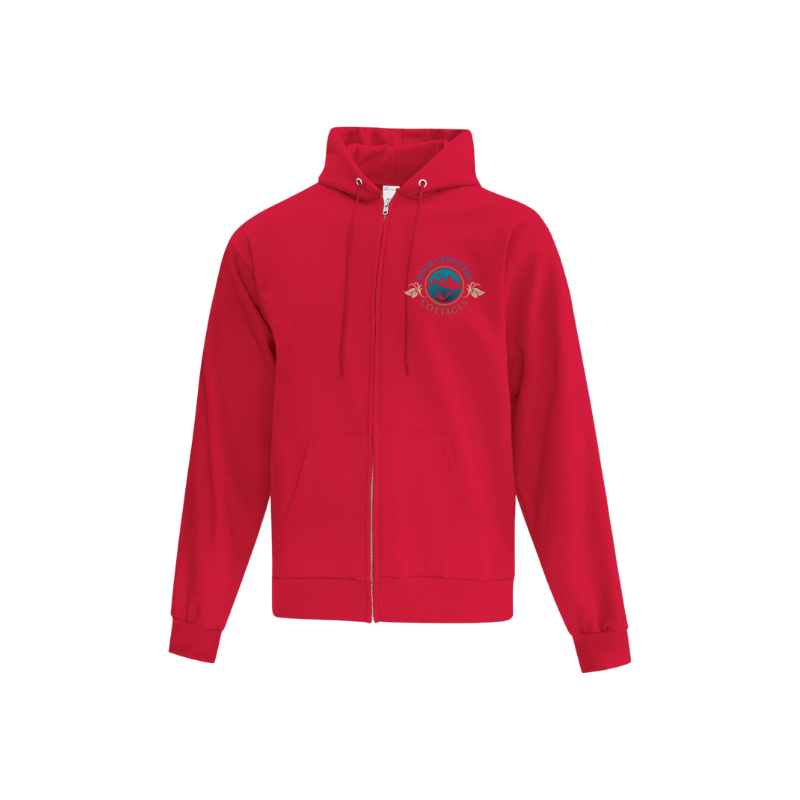 Back Country Cottages Full Zip Hooded Sweatshirt