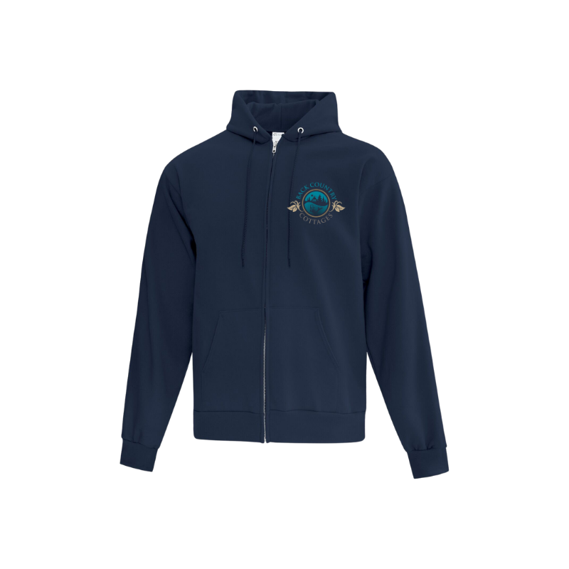 Back Country Cottages Full Zip Hooded Sweatshirt