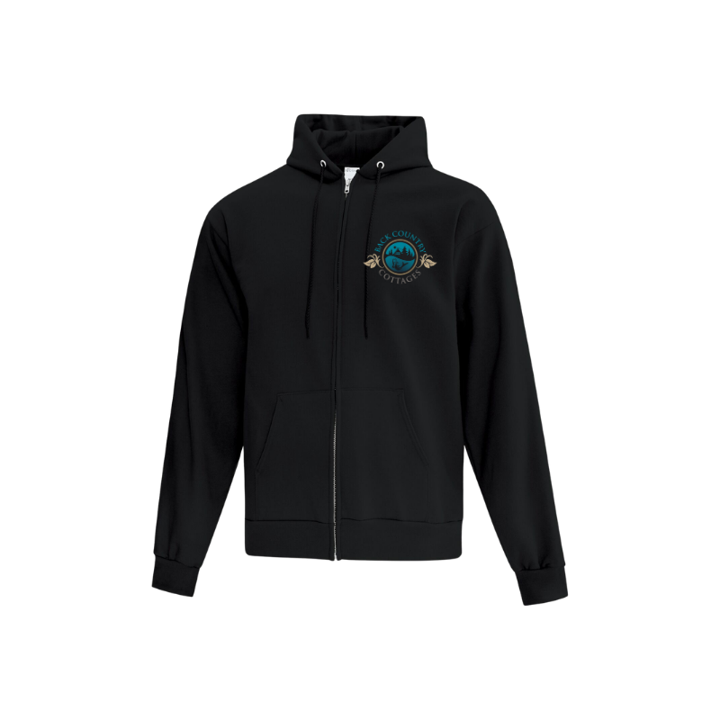 Back Country Cottages Full Zip Hooded Sweatshirt