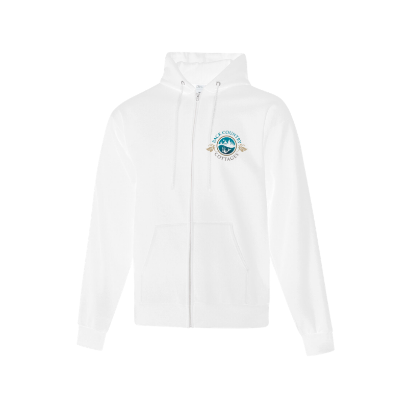 Back Country Cottages Full Zip Hooded Sweatshirt