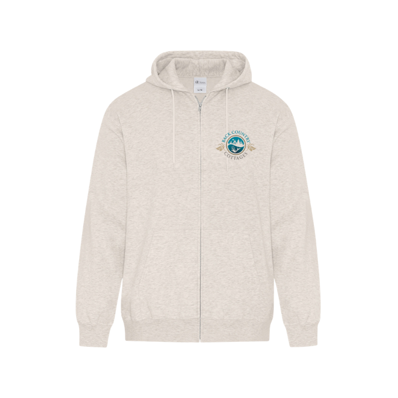 Back Country Cottages Full Zip Hooded Sweatshirt