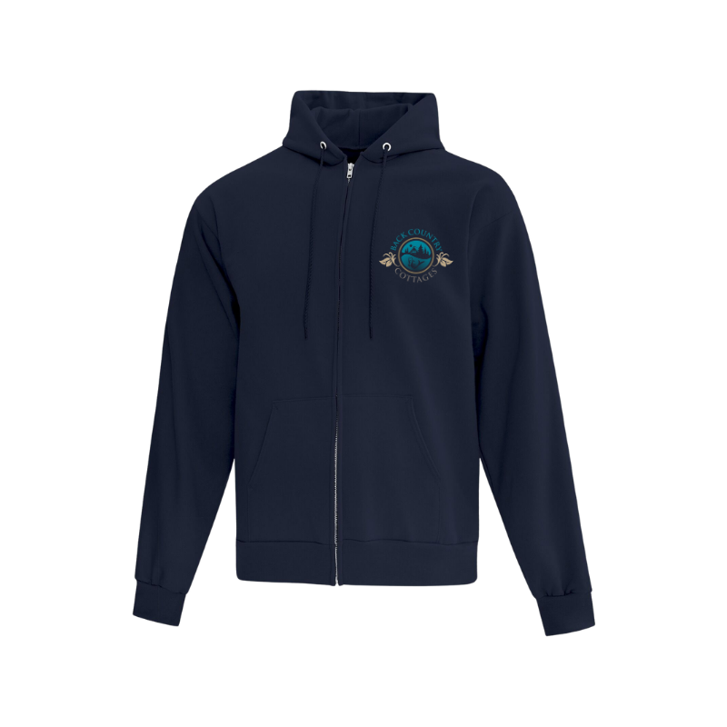 Back Country Cottages Full Zip Hooded Sweatshirt