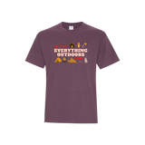 Chuck Porter Everything Outdoors Earth Wash Adult Tee