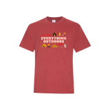Chuck Porter Everything Outdoors Earth Wash Adult Tee