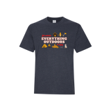 Chuck Porter Everything Outdoors Earth Wash Adult Tee