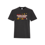 Chuck Porter Everything Outdoors Earth Wash Adult Tee