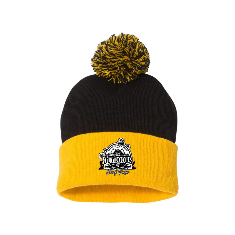 Chuck Porter Classic Pom-Pom Cuffed Beanie