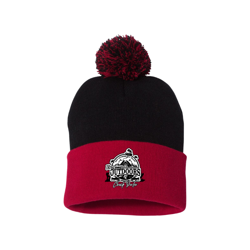Chuck Porter Classic Pom-Pom Cuffed Beanie