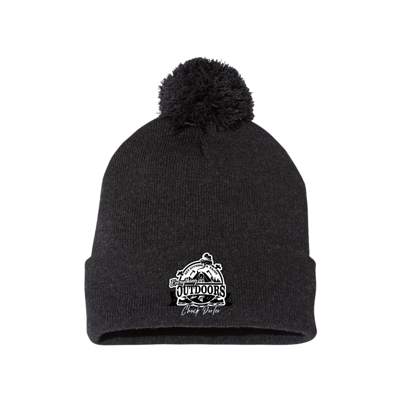 Chuck Porter Classic Pom-Pom Cuffed Beanie