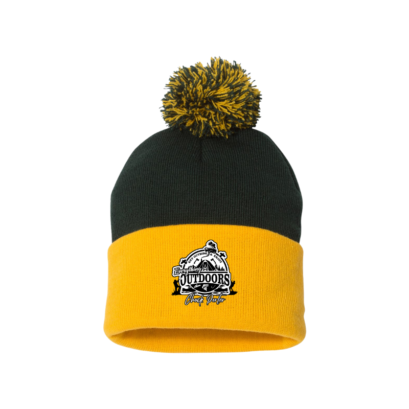 Chuck Porter Classic Pom-Pom Cuffed Beanie