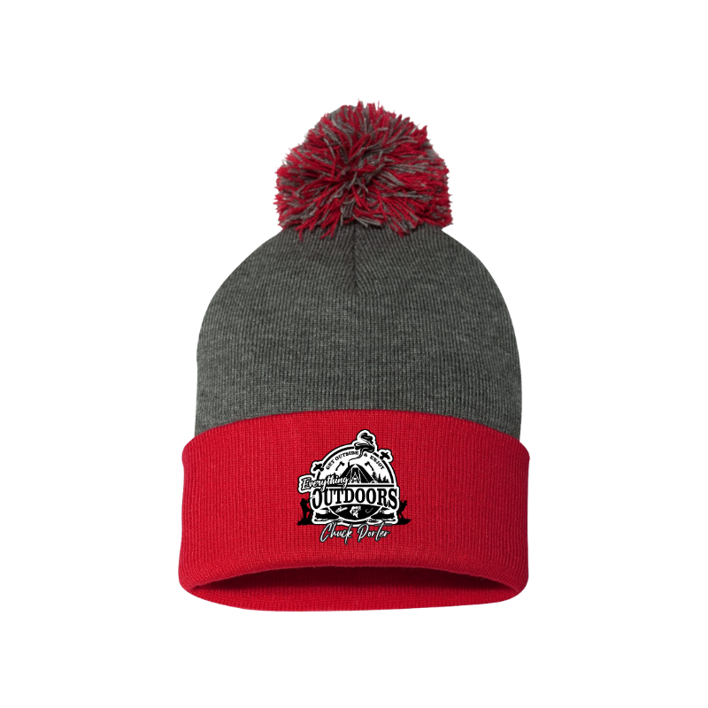Chuck Porter Classic Pom-Pom Cuffed Beanie