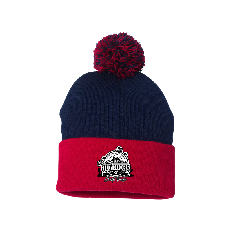 Chuck Porter Classic Pom-Pom Cuffed Beanie