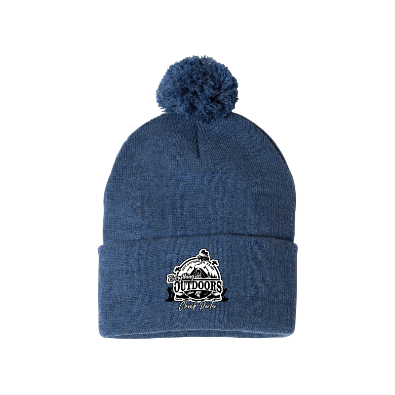 Chuck Porter Classic Pom-Pom Cuffed Beanie