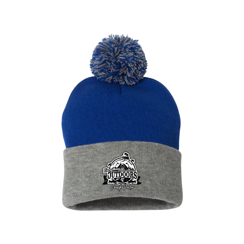 Chuck Porter Classic Pom-Pom Cuffed Beanie